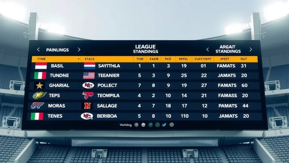 Poängställning i Jupiler League idag