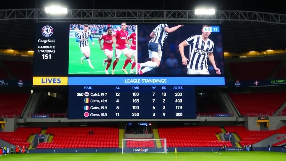 Poängställning Liverpool FC mot West Ham