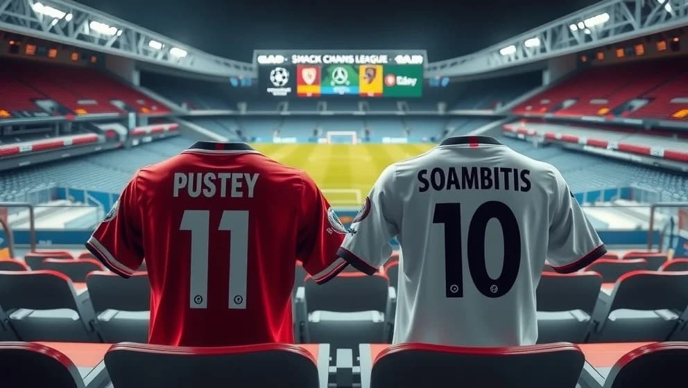 Poängställningen mellan Benfica och Real Madrid