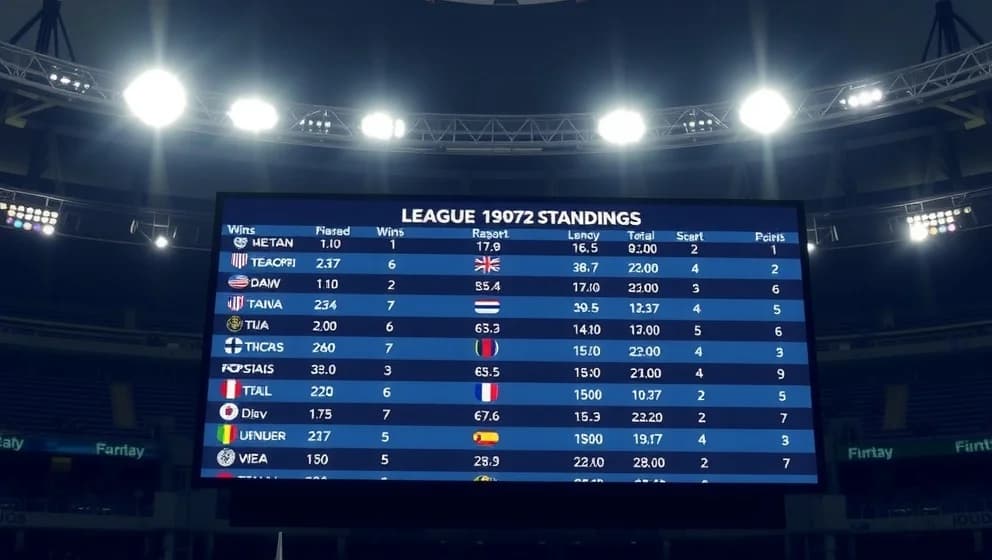 Real Madrids poängställning i ligan